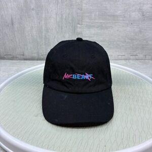 MrBeast Hat Mens Black Cotton Embroidered Logo Adjustable Strap Back Youtube